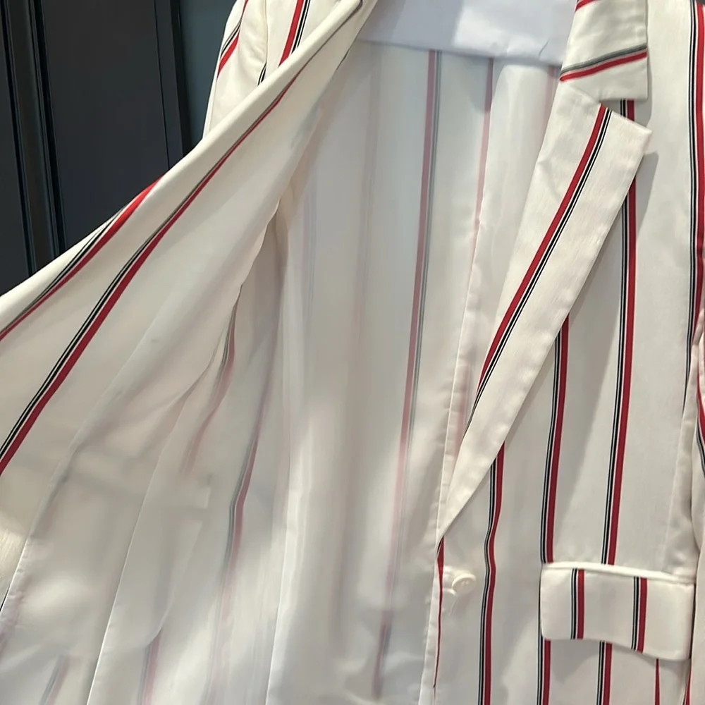 H & M women's striped Blazer - Picture 5 of 11